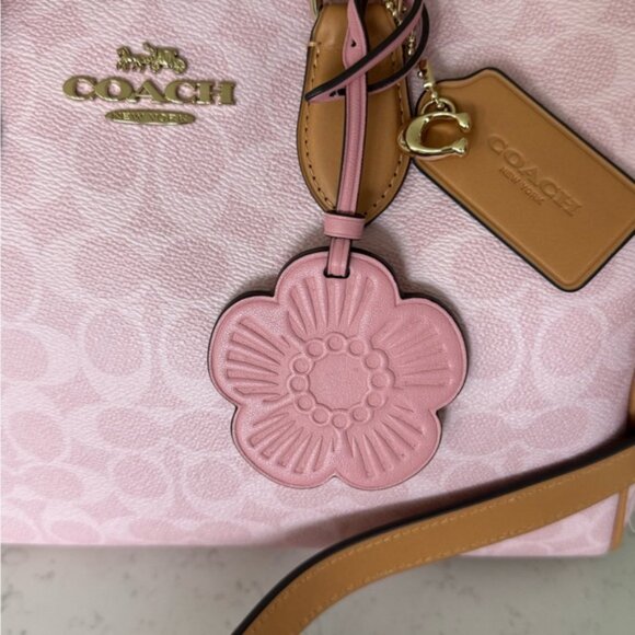Coach LG RWN W Pink Signature Women's Bag - Picture 5 of 11